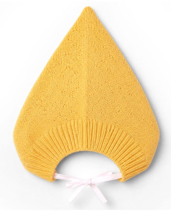 Babyhug Knit Full Sleeves Sweater Set with Cap & Booties - Yellow