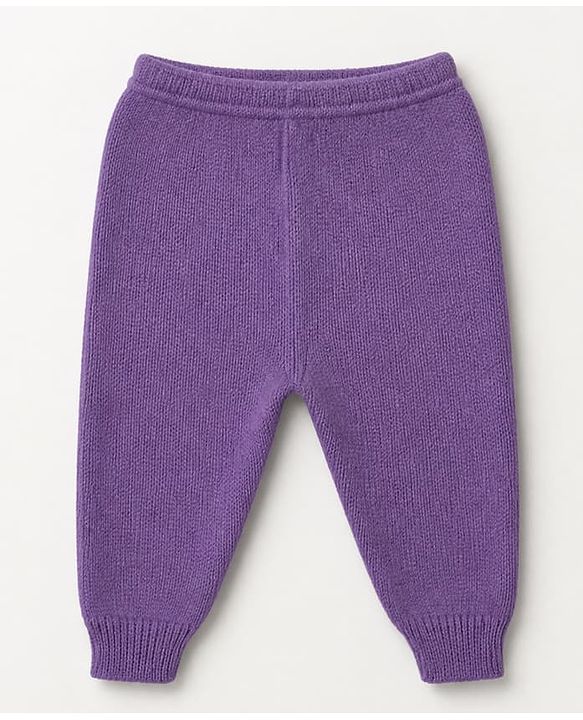 Babyhug Knit Full Sleeves Sweater Set with Cap & Booties - Purple