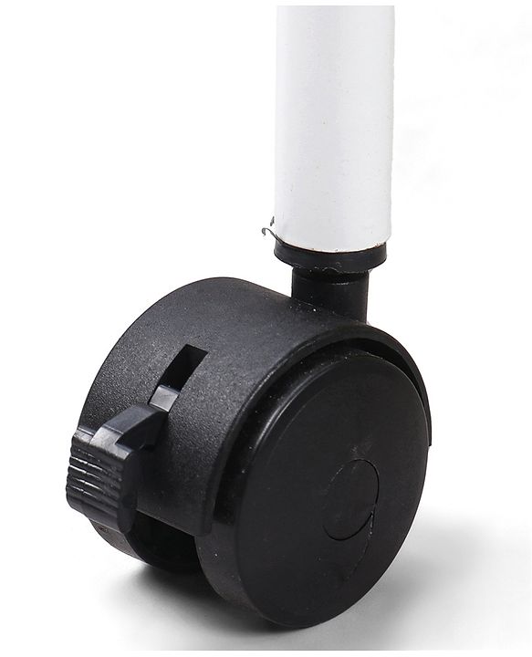 Babyhug Froggy Print Cradle with Mosquito Net and Swing Lock function - Green| Storage Basket| Wheels with Lock| Easy Assembly