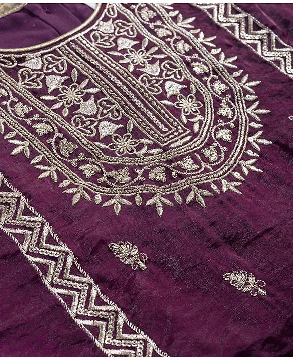 Babyhug Woven Sleeveless Floral & Elephant Embroidered Long Choli Lahenga Set with Dupatta - Wine