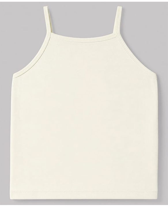 Pine Kids Cotton Lycra Knit Sleeveless Solid Slips With Bow Applique Pack Of 3 - Purple Pink & White