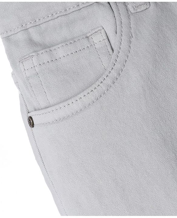 Pine Kids Denim Woven Full Length Jeans with Cargo Pockets - Beige