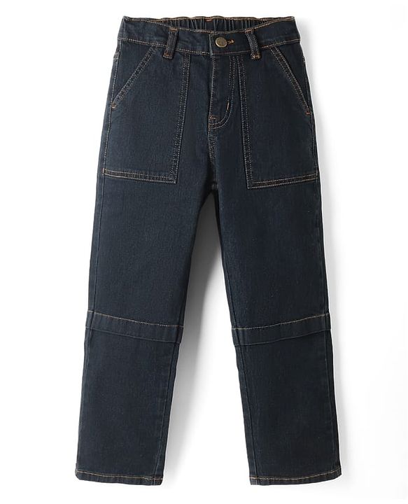 Pine Kids Denim Woven Full Length Jeans - Royal Blue