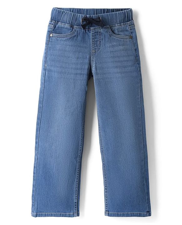 Pine Kids Denim Woven Full Length Jeans - Teal Blue