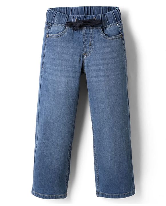 Pine Kids Denim Woven Full Length Jeans - Teal Blue