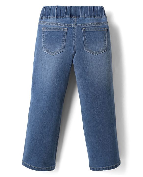Pine Kids Denim Woven Full Length Jeans - Teal Blue