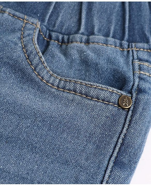 Pine Kids Denim Woven Full Length Jeans - Teal Blue