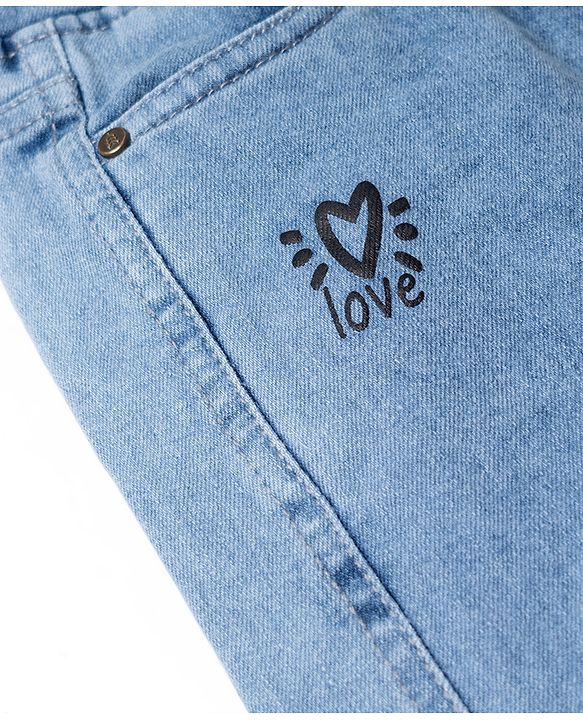 Pine Kids Woven Full Length Denim Jeans - Blue