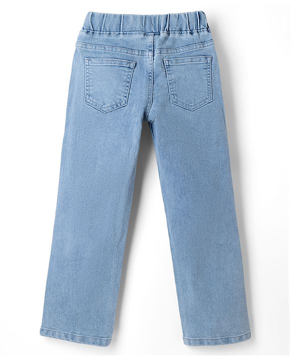 Pine Kids Woven Full Length Denim Jeans - Blue