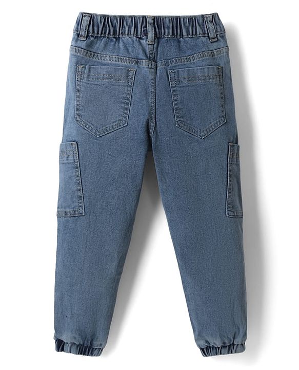 Pine Kids Denim Woven Full Length Jeans - Blue