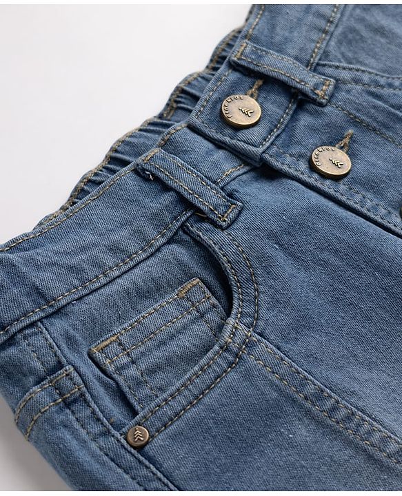 Pine Kids Denim Woven Skirt Above Knee Length in Blue