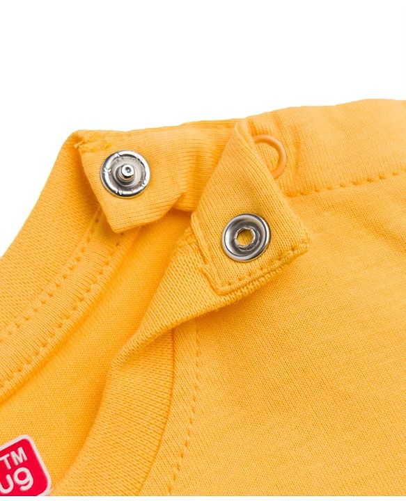 Babyhug 100% Cotton Knit Half Sleeves T-Shirt & Striped Shorts Night Suit with Crocodile & Cub Print - Yellow