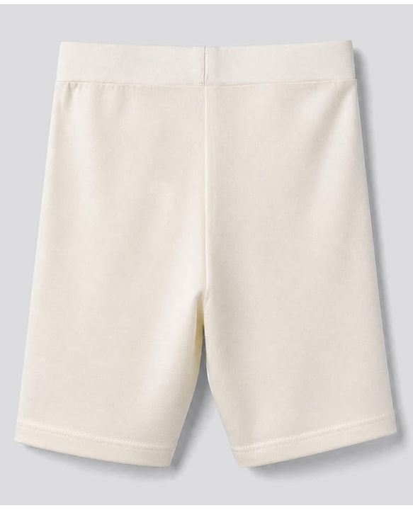 Pine Kids Cotton Blend Knit Solid Cycling Shorts with Chevron Embroidery Pack of 3 - Red White & Pink