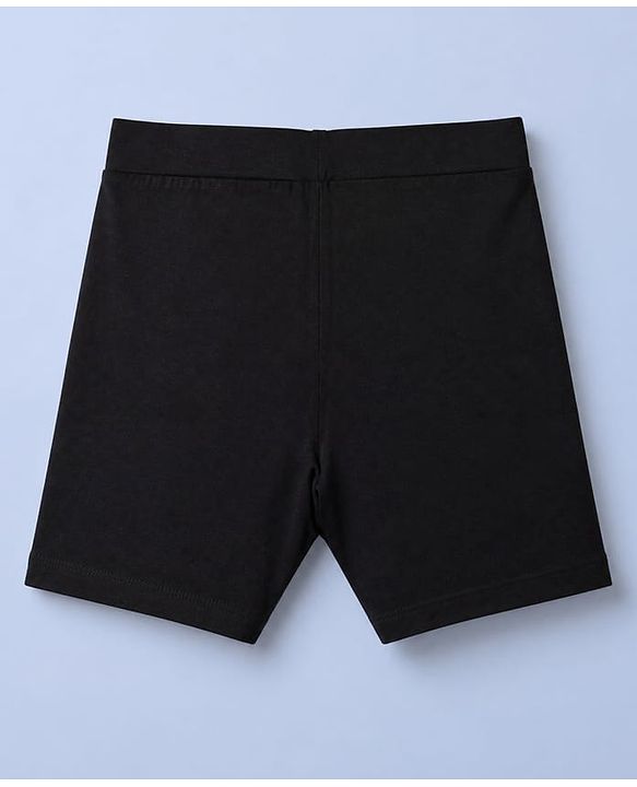 Pine Kids Cotton Lycra Knit Above Knee Length Cycling Shorts Assorted Pack of 3 - Red White & Black