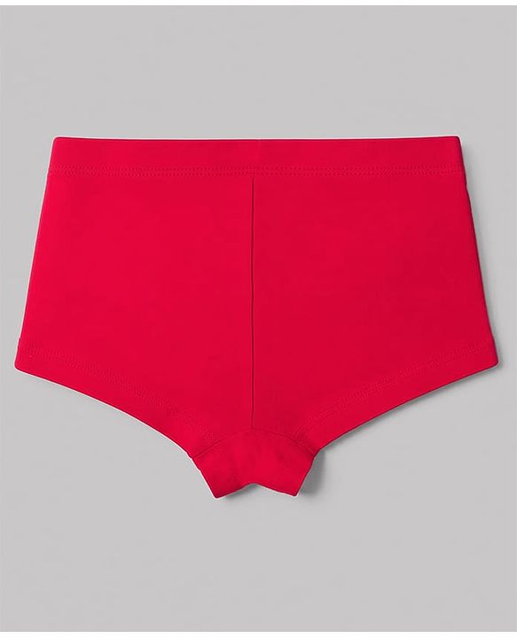 Pine Kids Cotton Elastane Knit Floral Printed Panties Pack of 3 - Red & Pink