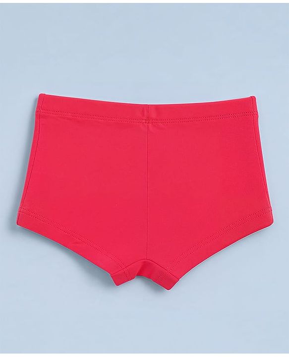 Pine Kids Cotton Elastane Knit Solid Bloomers With Floral Print Pack of 3 - Pink White