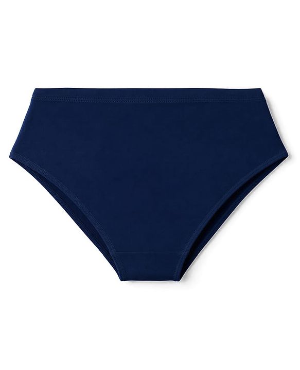 Pine Kids Cotton Elastane Knit Unicorn Printed Panties Pack Of 3 - Navy & Light Blue