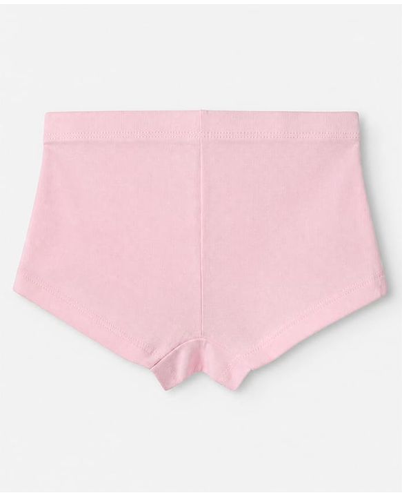Pine Kids Cotton Elastane Knit Panties With Bow Detailing Pack of 3 - Purple & Peach