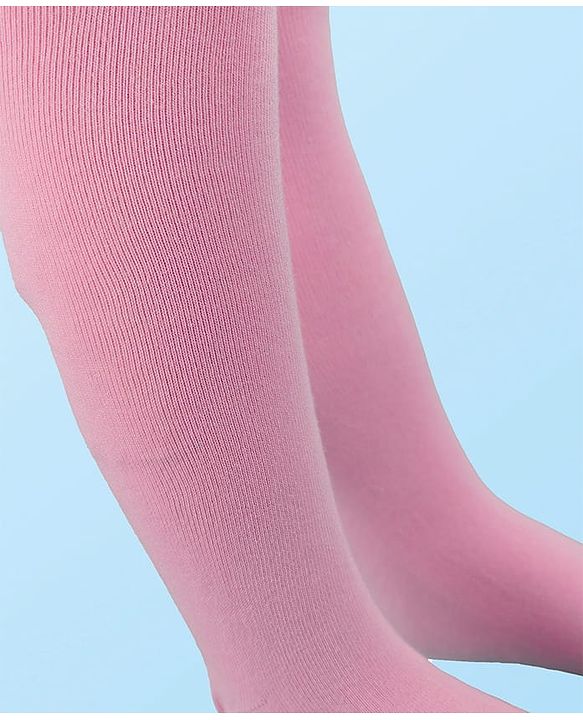 Cutewalk by Babyhug Non Terry Knit Anti-bacterial Tights -Pink