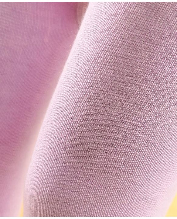 Cutewalk by Babyhug Non Terry Knit Anti-bacterial Tights -Lavender