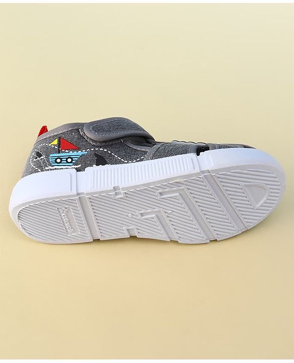 Cute Walk by Babyhug Velcro Closure Sandal With Lion Applique - Blue
