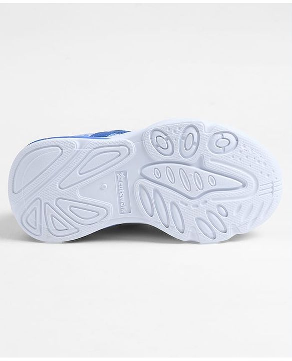 Cute Walk by Babyhug Velcro Closure Solid Sneakers - Royal Blue