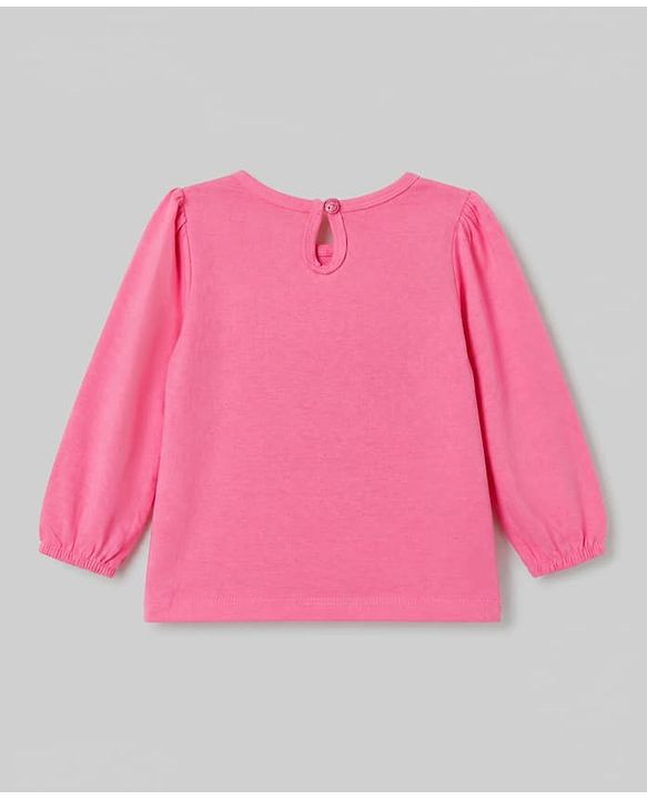 Babyhug 100% Cotton Knit T-Shirt with Full Sleeves and Cherries Print Pack of 5 in Yellow Pink Maroon