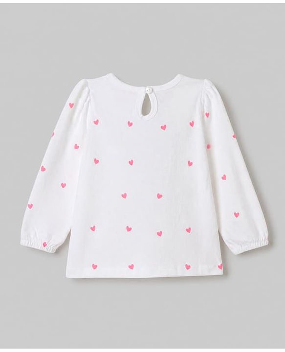 Babyhug 100% Cotton Knit T-Shirt with Full Sleeves and Cherries Print Pack of 5 in Yellow Pink Maroon