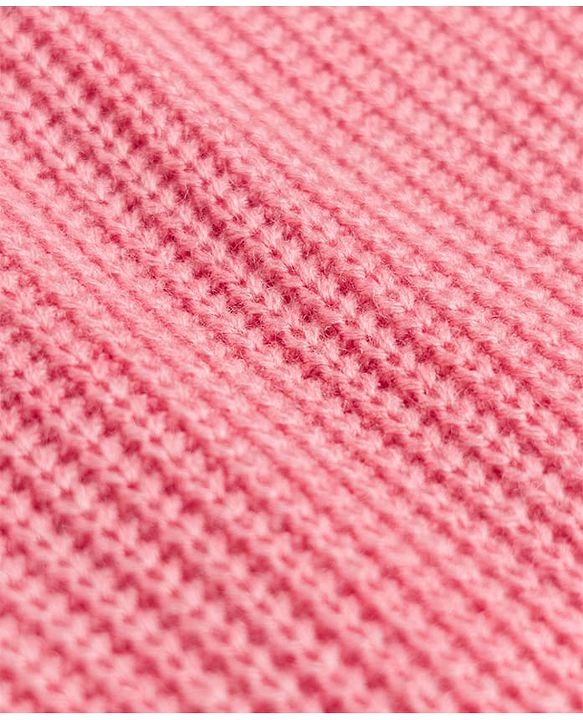 Babyhug Knit Full Length Solid Colour Woollen Lounge Pant - Pink