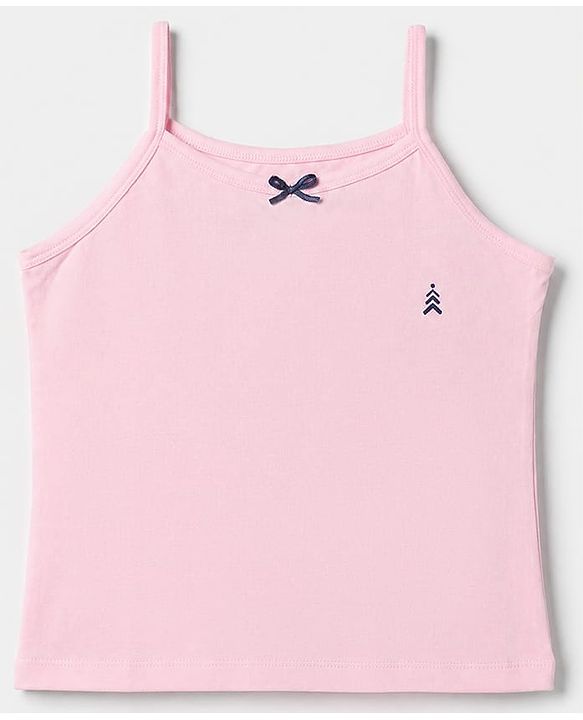 Pine Kids Cotton Mix Knit Slips with Bow Applique in Pink,Red & Navy Pack of 3