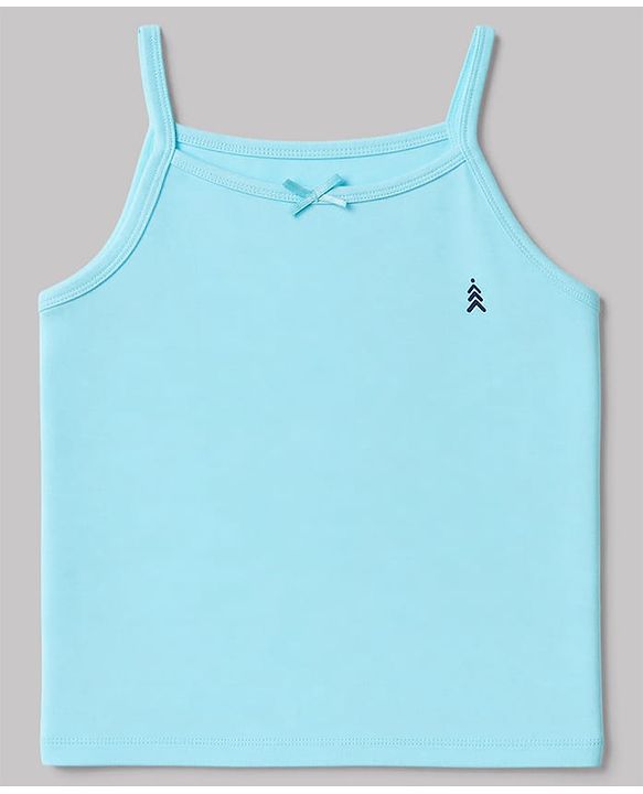 Pine Kids Cotton Lycra Knit Sleeveless Solid Colour Slips Pack of 3 - Pink Aqua & Lavender