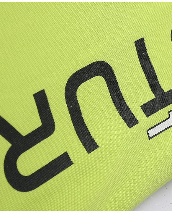 Pine Kids Cotton Knit Polo T-Shirt with Half Sleeves and Best Future Text Print in Green