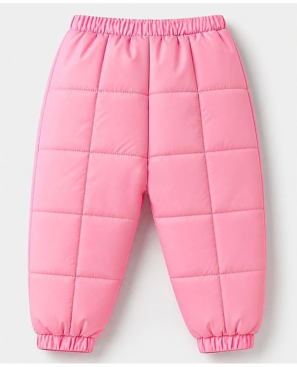Babyhug Woven Full Sleeves Hooded Winter Wear Suit - Pink