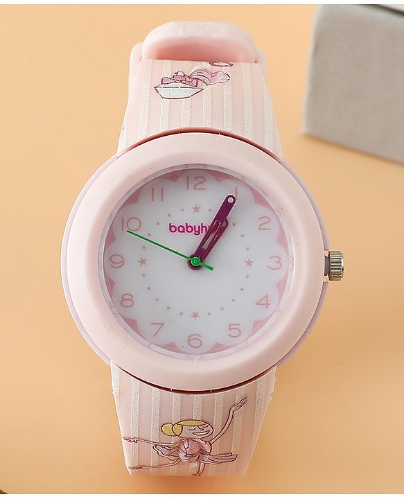 Babyhug Free Size Analog Watch - Pink