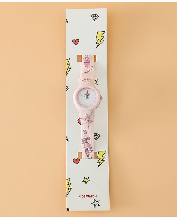 Babyhug Free Size Analog Watch - Pink