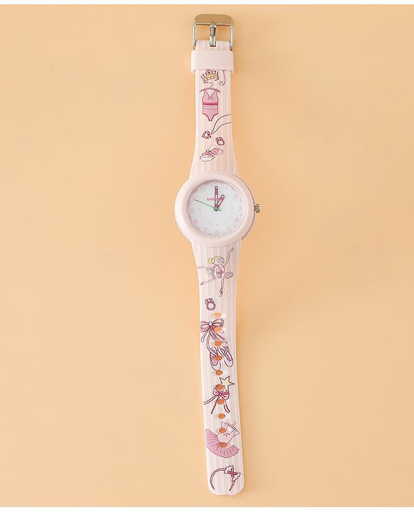Babyhug Free Size Analog Watch - Pink