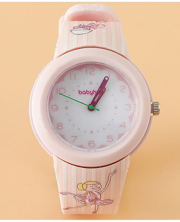 Babyhug Free Size Analog Watch - Pink