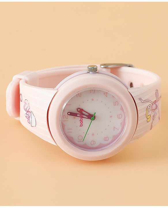 Babyhug Free Size Analog Watch - Pink