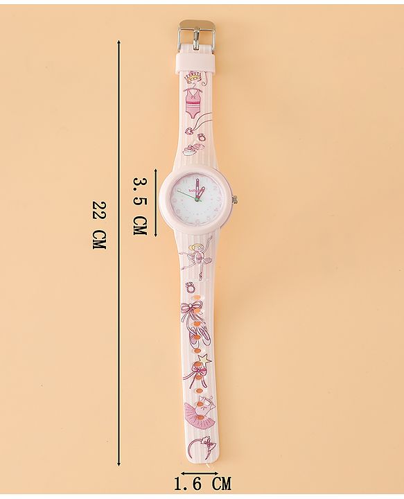 Babyhug Free Size Analog Watch - Pink
