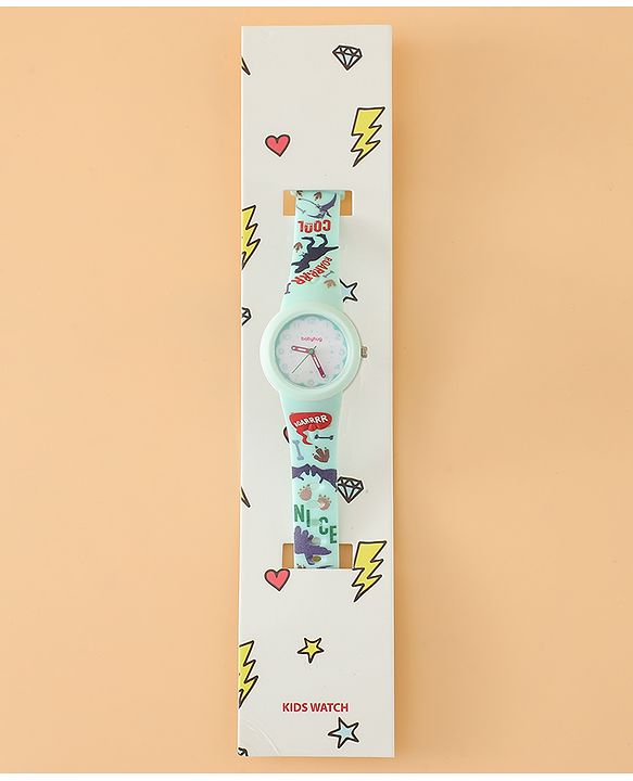Babyhug Free Size Analog Watch - Light Blue