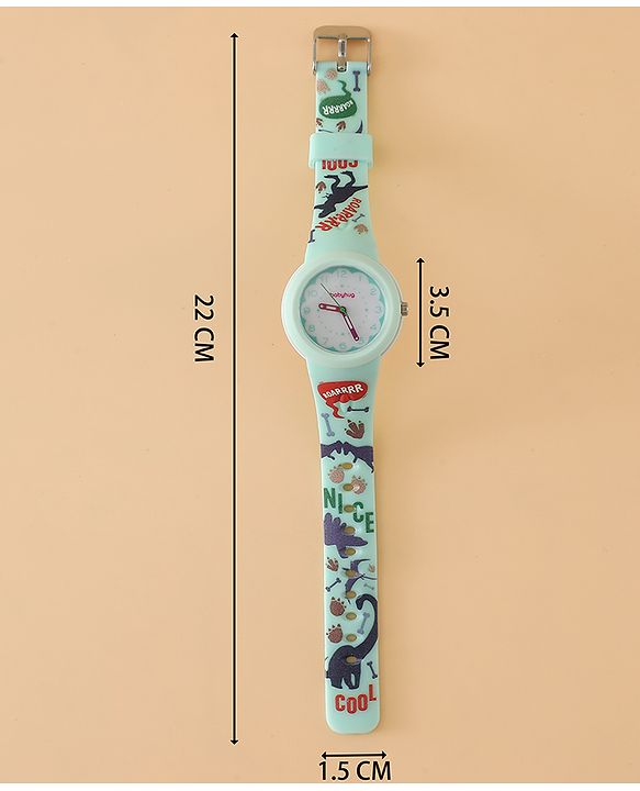 Babyhug Free Size Analog Watch - Light Blue