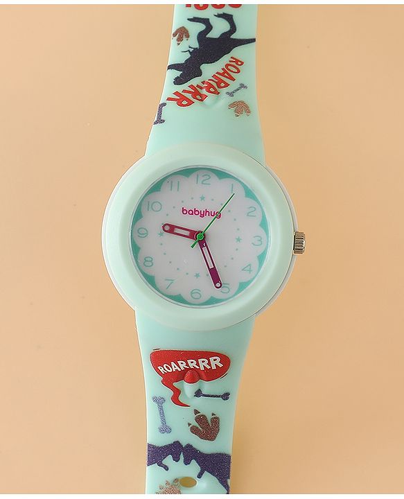 Babyhug Free Size Analog Watch - Light Blue