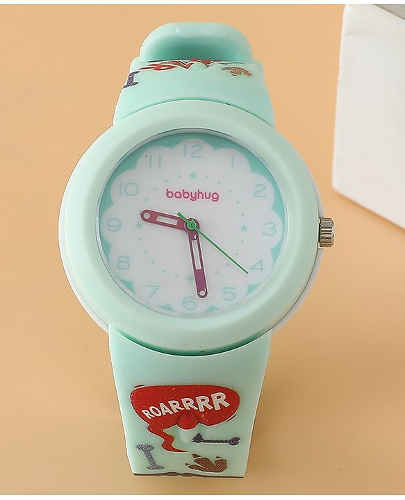Babyhug Free Size Analog Watch - Light Blue