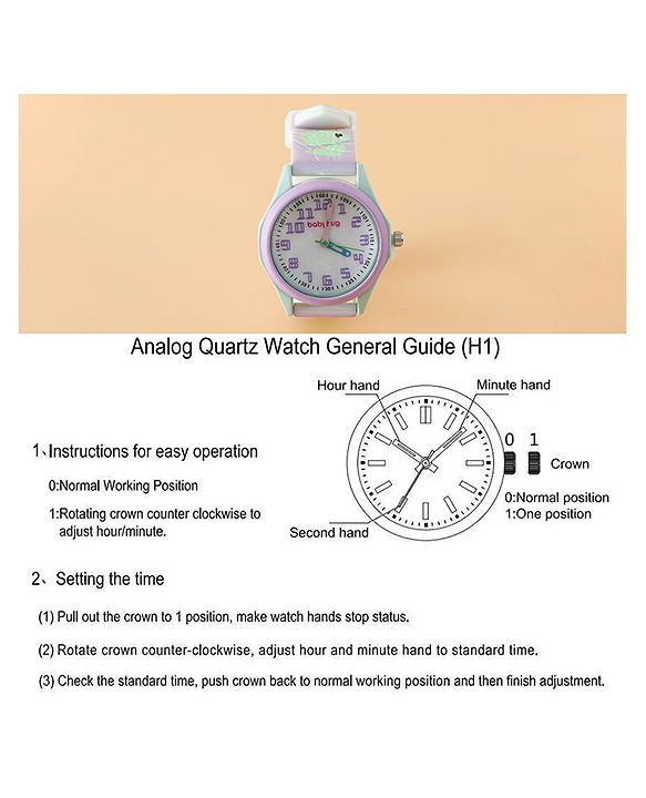 Babyhug Free Size Analog Watch - Multicolor