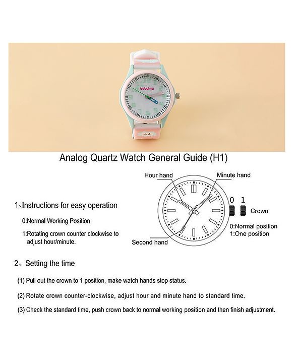 Babyhug Free Size Analog Watch - Multicolor