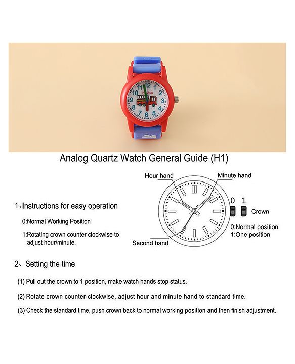 Babyhug Free Size Analog Watch - Royal Blue