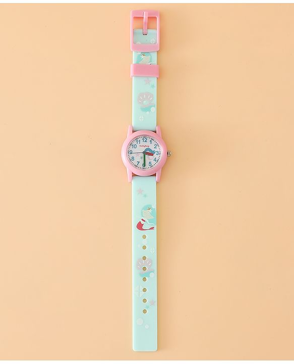 Babyhug Free Size Analog Watch - Light Blue