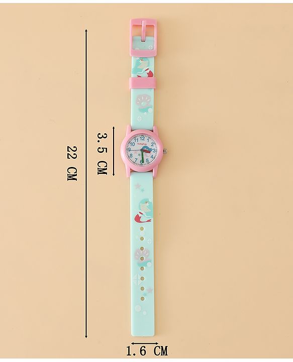 Babyhug Free Size Analog Watch - Light Blue