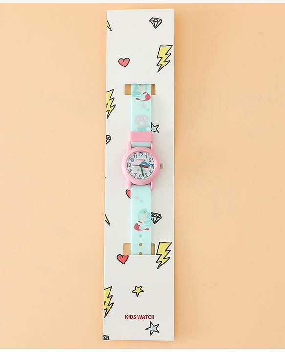 Babyhug Free Size Analog Watch - Light Blue