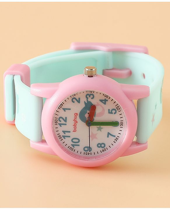 Babyhug Free Size Analog Watch - Light Blue